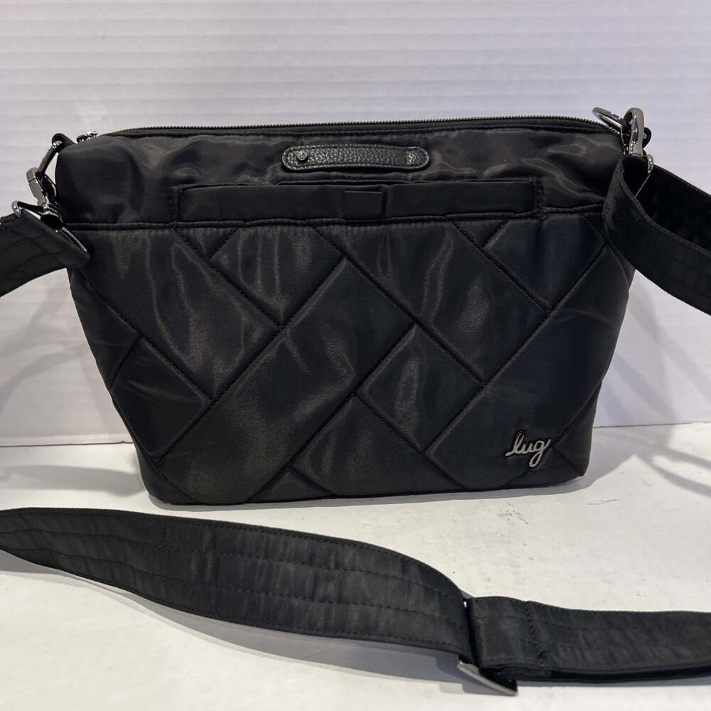 Lug Flare 2 RFID Quilted Crossbody Bag - Black, READ